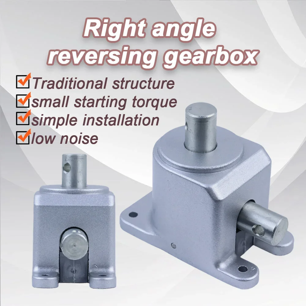 1.5 Module 20 Tooth Right Angle Reversing Gearbox Small Steering Gear 90 Degree Bevel Gear Ratio 1:1 Bevel Gear