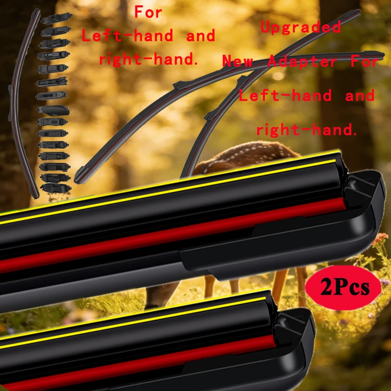 

For Peugeot 807 Citroen C8 2002-2014 Car Windshield Wiper Blade Front Windscreen Washer Accessories Window Cleaning Replacement