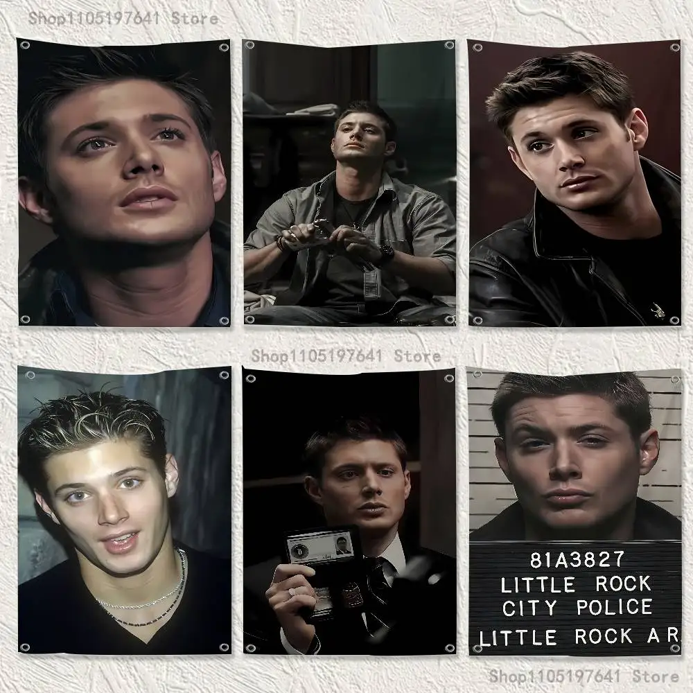 

S-Supernatural J-Jensens A-Ackles Flag Tapestry Banner For Bedroom Outdoor Living Room Restaurant Bar Wall Decor Party