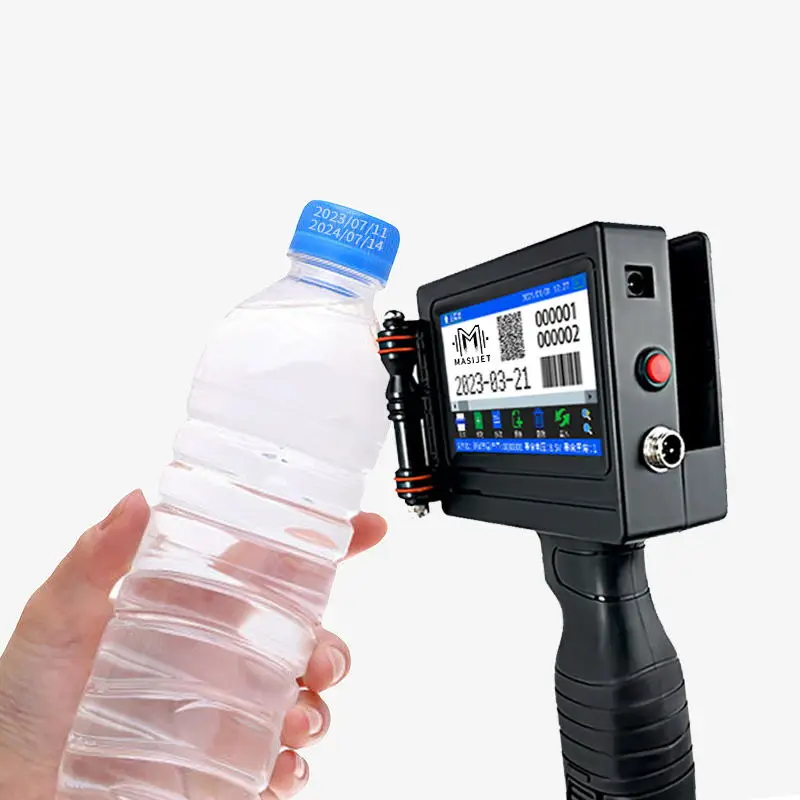 12.7mm Handheld Inkjet Printer Machine for Clothes Textile T-shirt Logo Pattern Text Printing Provided Automatic 600DPI