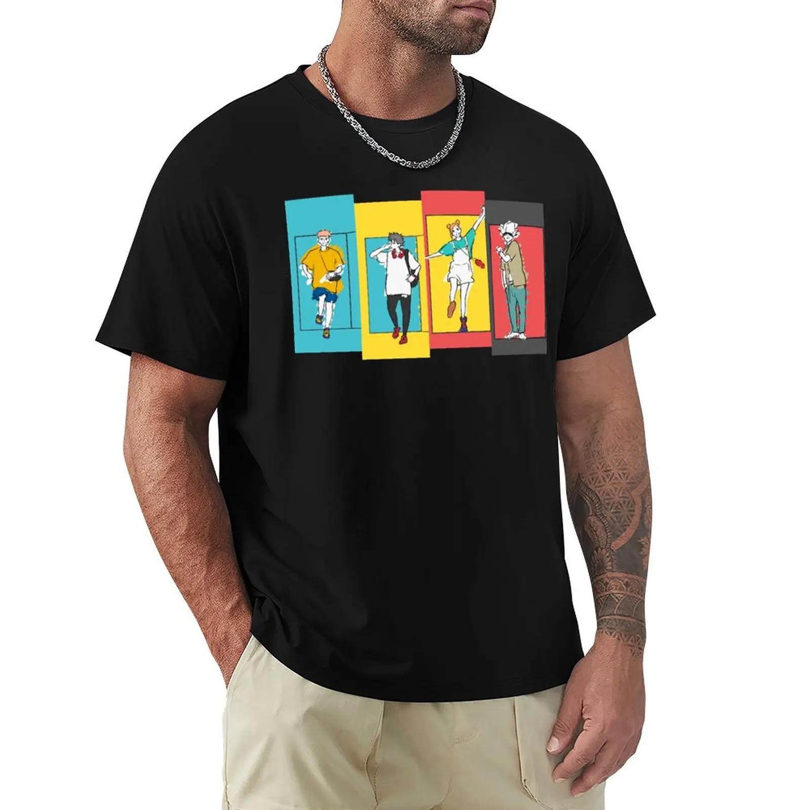 

Jujutsu Ending Classic T-Shirt Basic Plain Short Sleeve Crew Neck Tee