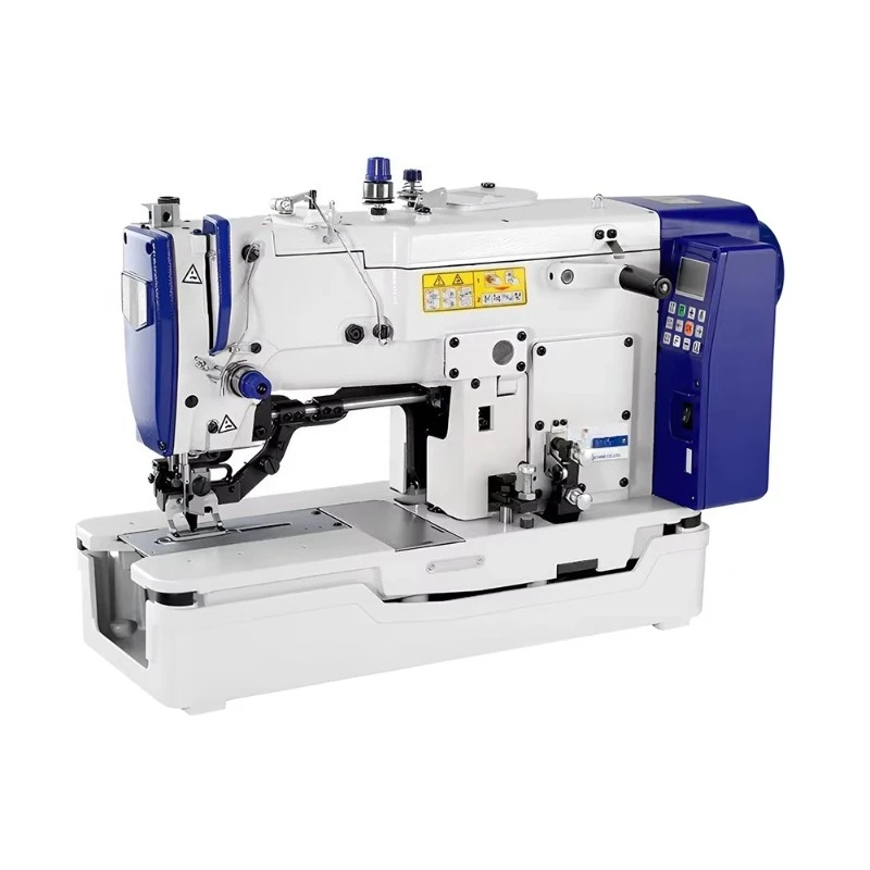 

Industrial High Speed Flat-Bed Straight Button Holer Sewing Machine