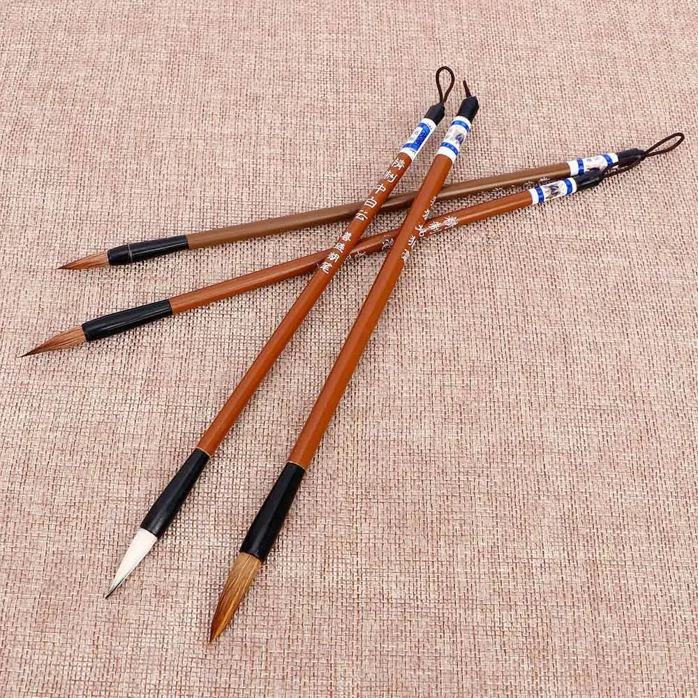 Painting Brush Calligraphy Wrinting Brush Wolf's Hair Practice Writing Brush Traditional Chinese Calligraphy Writing Brush