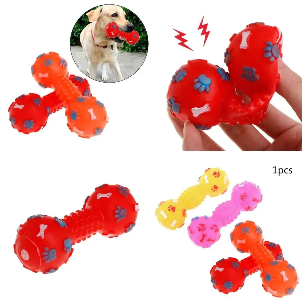 

Pet Puppy Dumbbell Squeaky Toy Chew for Dog Puppy Training for Pl high quality,New Year Gift,Dog Interactive Toy for Dog Trainin