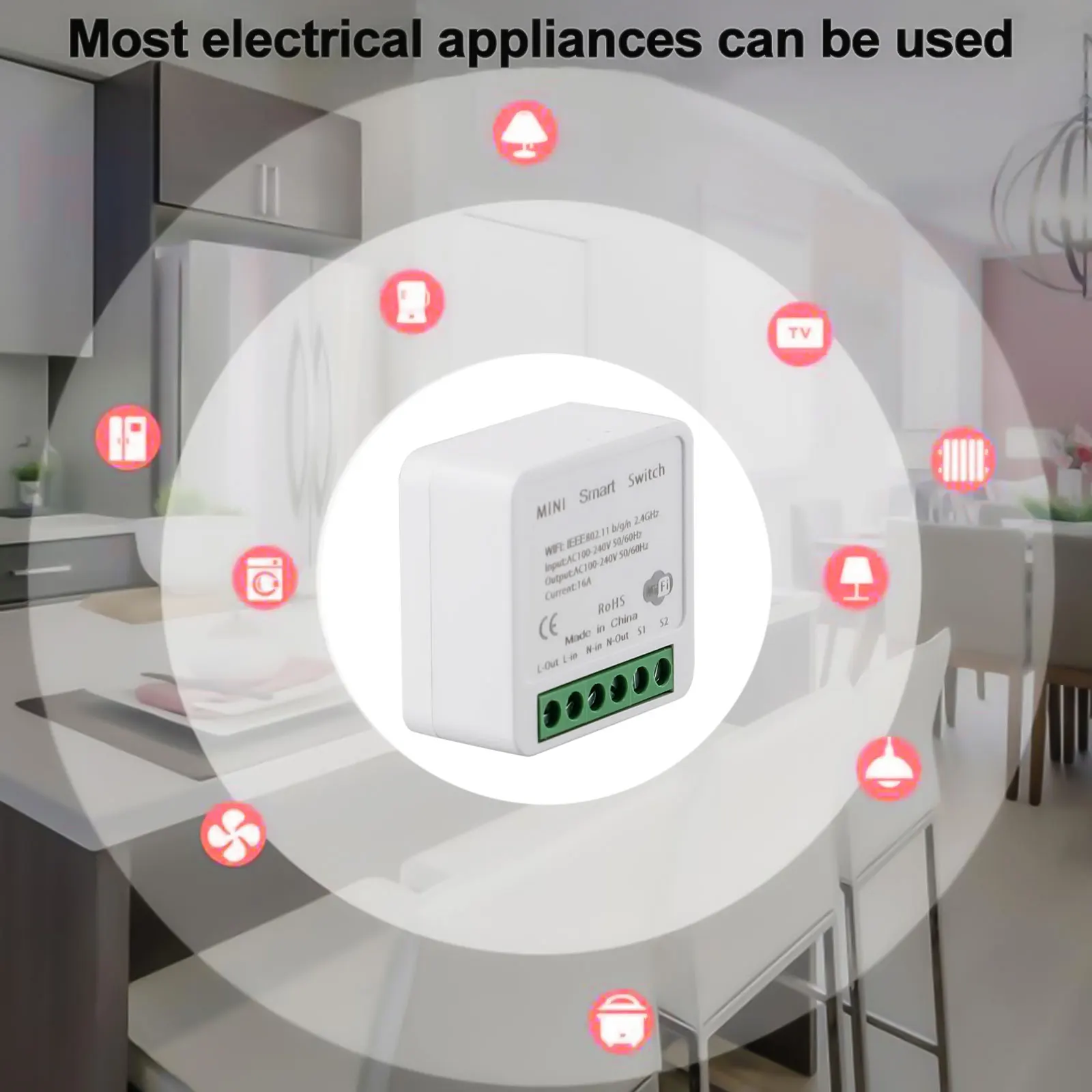 WIFI Ready For Smart Lighting Device Featuring Customizable Timers and Play Setup Without Separate Hubs 2 Way Operation