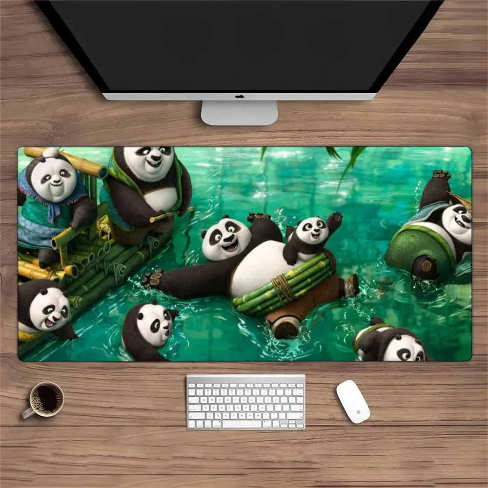 Imagem -06 - Kung fu Panda Mouse Pad Grandes Acessórios de Jogos Antiderrapante para Mesa Laptop Macio