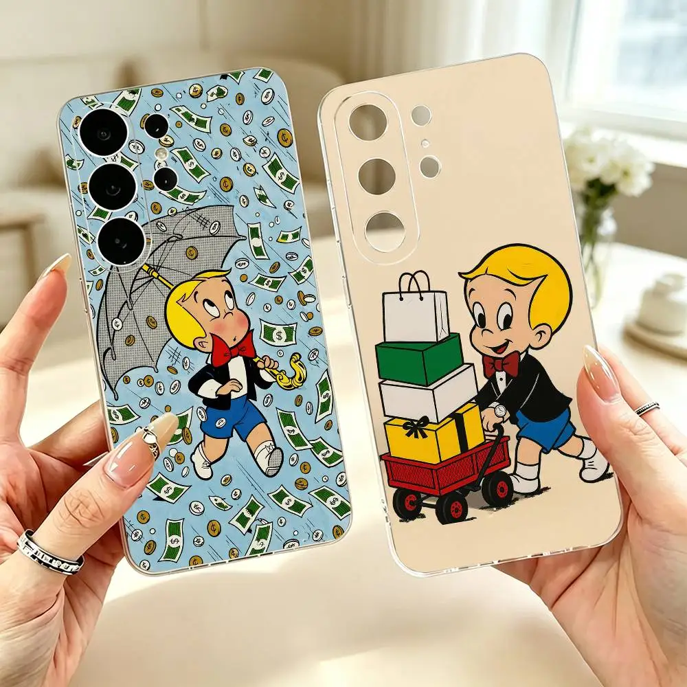 M-Money Boy Richies Richs  Transparent Phone Case For Samsung S25 S24 S23 S22 S21 S20 Ultra Plus FE Lite Note