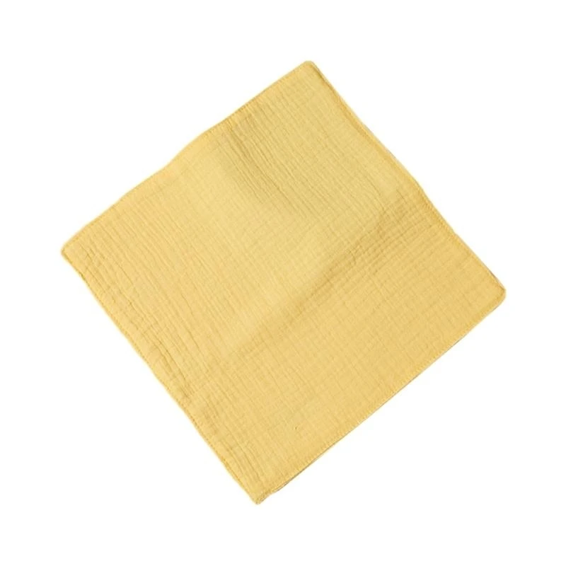 76HF Baby Drool Bibs 4-layer Washcloth Face Towel Cotton Square Towel for Infant Care