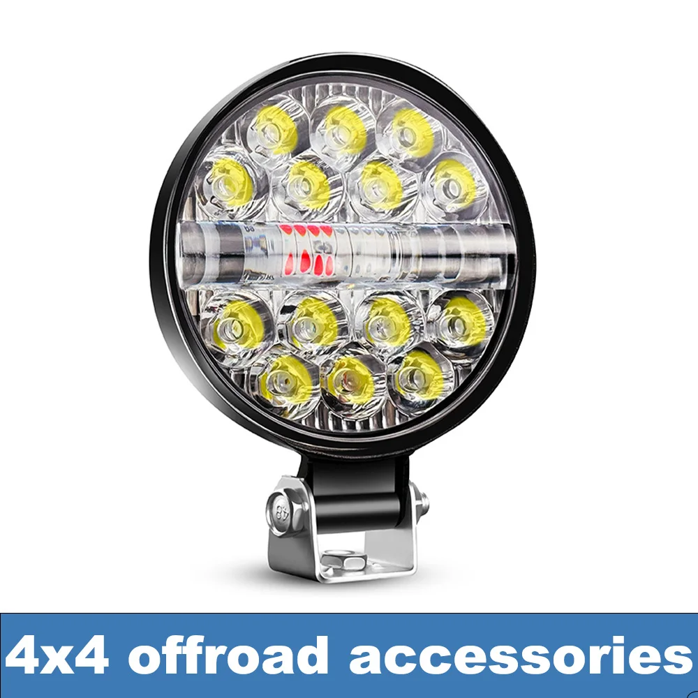 

Work Light led 24v Work Light Bar Super Bright Offroad Light 12V Red Blue Strobe Light For Tractor SUV Truck Driving Fog Lamp