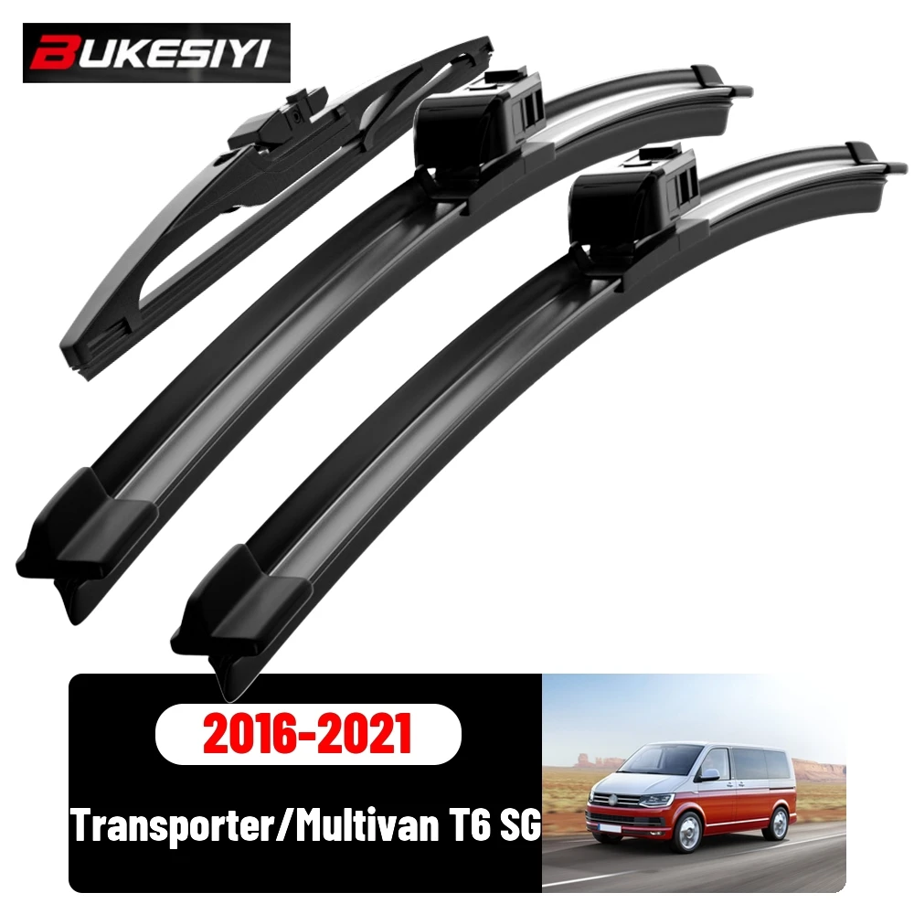 Front & Rear Wiper Blades Set For VW Transporter/Multivan T6 (SG) 2016-2021 2017 Silent Windscreen Wipers Accessories 24