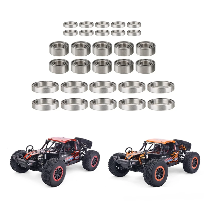 30Piece Steel Ball Bearing Set For ZD Racing DBX-10 10421-S 9102 1/10 RC Car Upgrade Parts Accessories