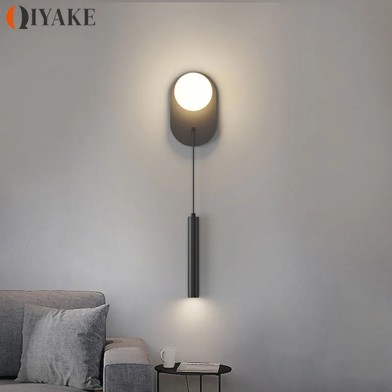 Nordic LED Wall Lamp Creative Bedroom Bedside lamps Luminaire Reading Light Indoor Home Decoration Lighting Fixtures