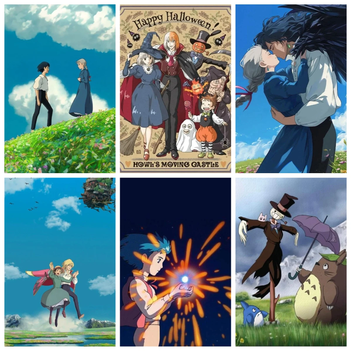 

1000 PCS Puzzles for Adults Anime H-Howls M-Moving C-CastleS,Jigsaw Puzzles Educational Games Colorful Puzzles Gifts Home Decor