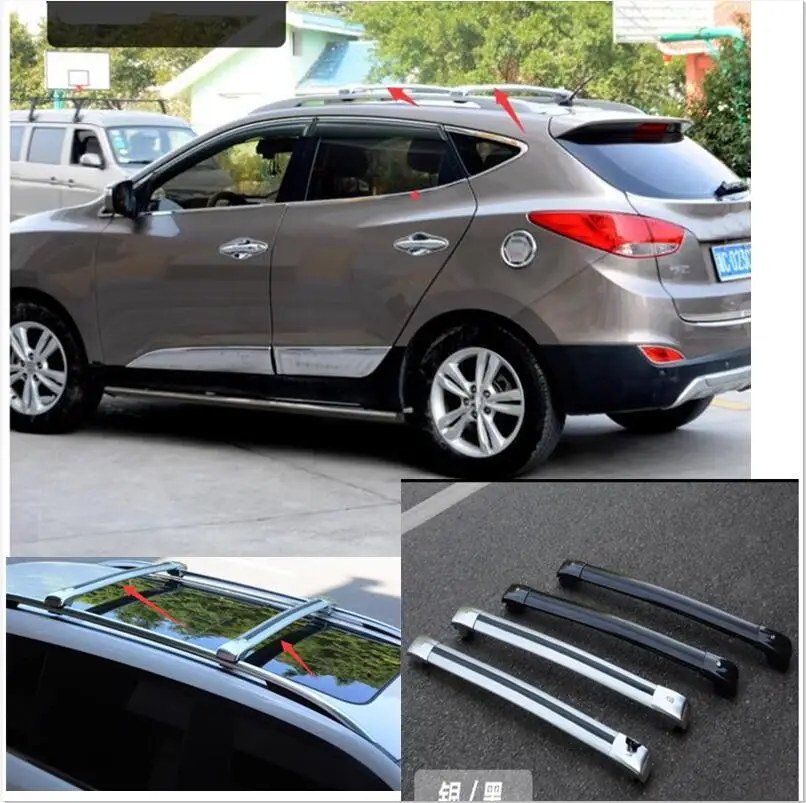 

2009-2015 forHYUNDAI IX35 ix35 modified special aluminum luggage rack crossbars wing ultra-quiet roof rack bars