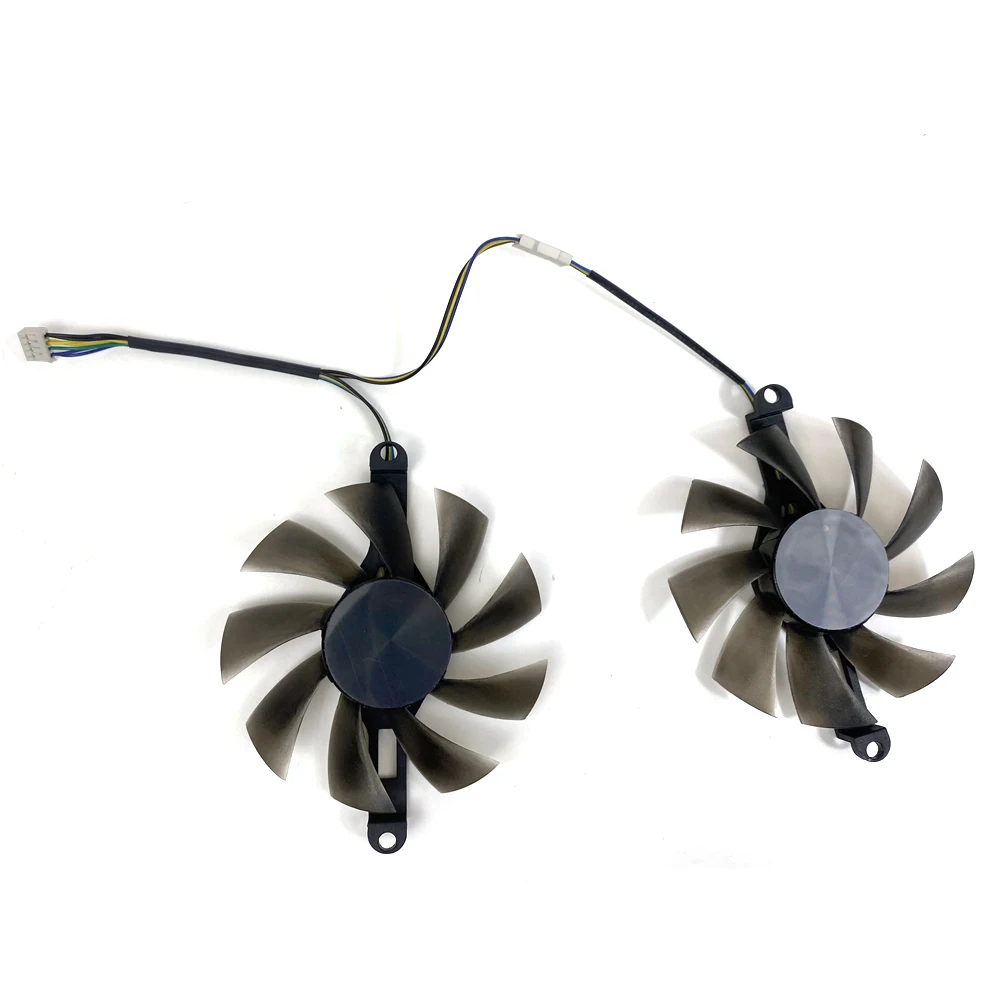 Cooling Fan 85mm 4pin 103mm size For PARA ALSEYE RX580 51risc RX6600M AFOX RX580 Ziway RX 580 video card fan