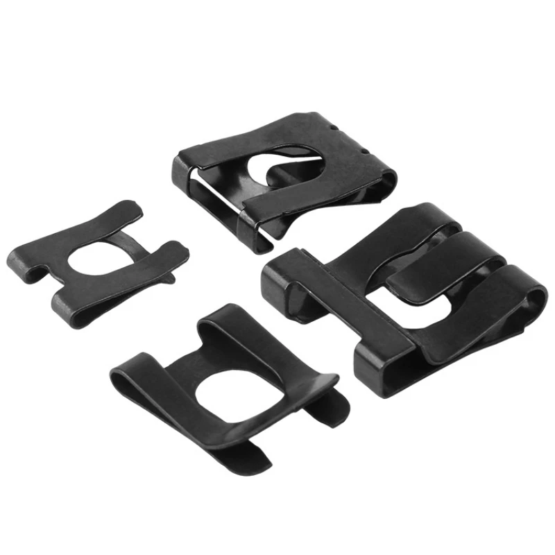 M4 M5 M6 M8 M10 M12 M16 65 Manganese Steel U-Shaped Clip/Elastic Anti Loosening Clamp For Shaft