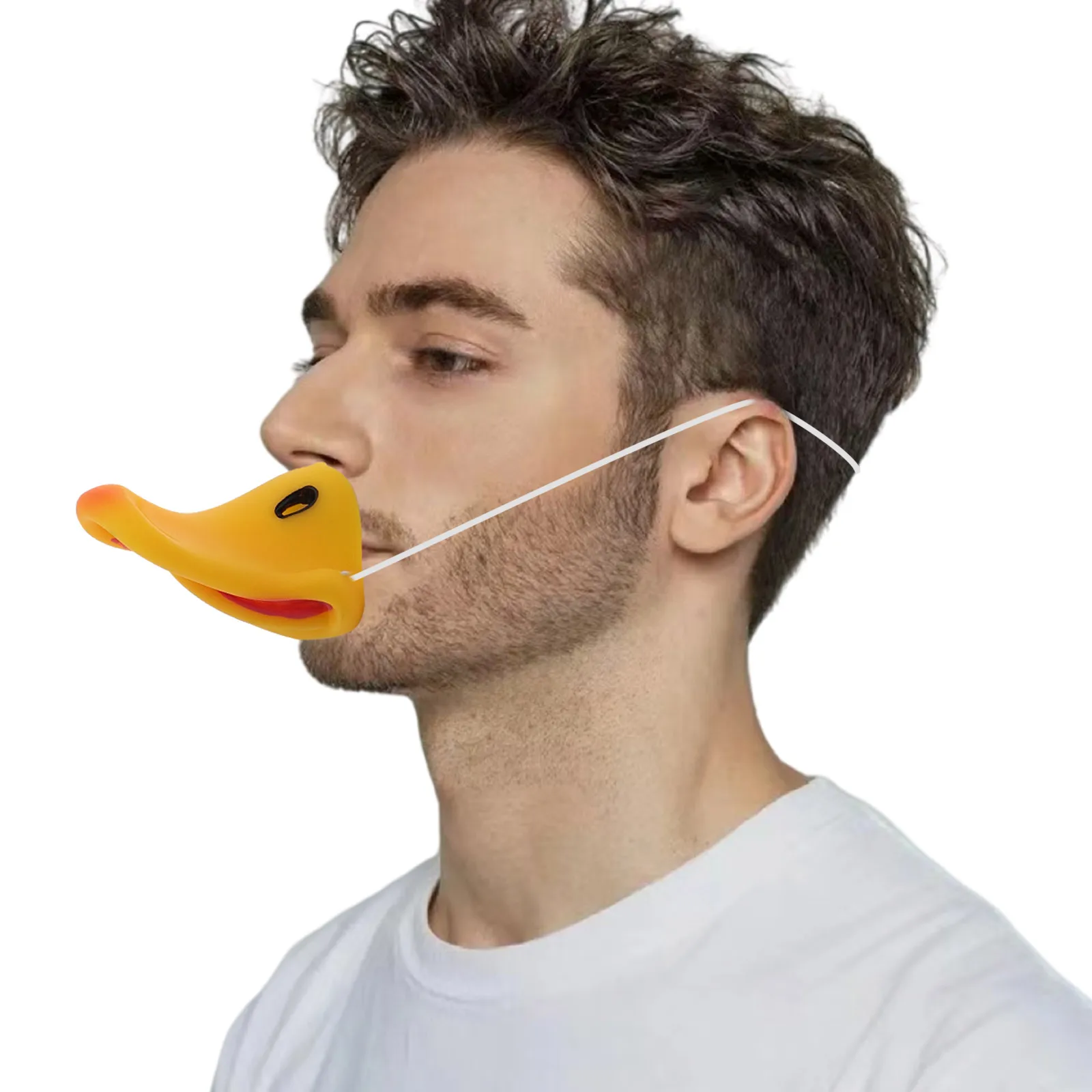 

Realistic Latex Duck Nose Large Breathable Comfortable Elastic Band for Halloween Costume Dressup Animal Performance Cosplay