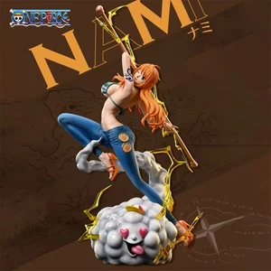 29 cm One Piece Nami Anime Figura Hot Girl Action Figurine Hentai PVC Estatua Modelo de la sala Collection Decoración Juguetes Regalo de Navidad 10 mejores ventas de una pieza muñeca sexual - №7