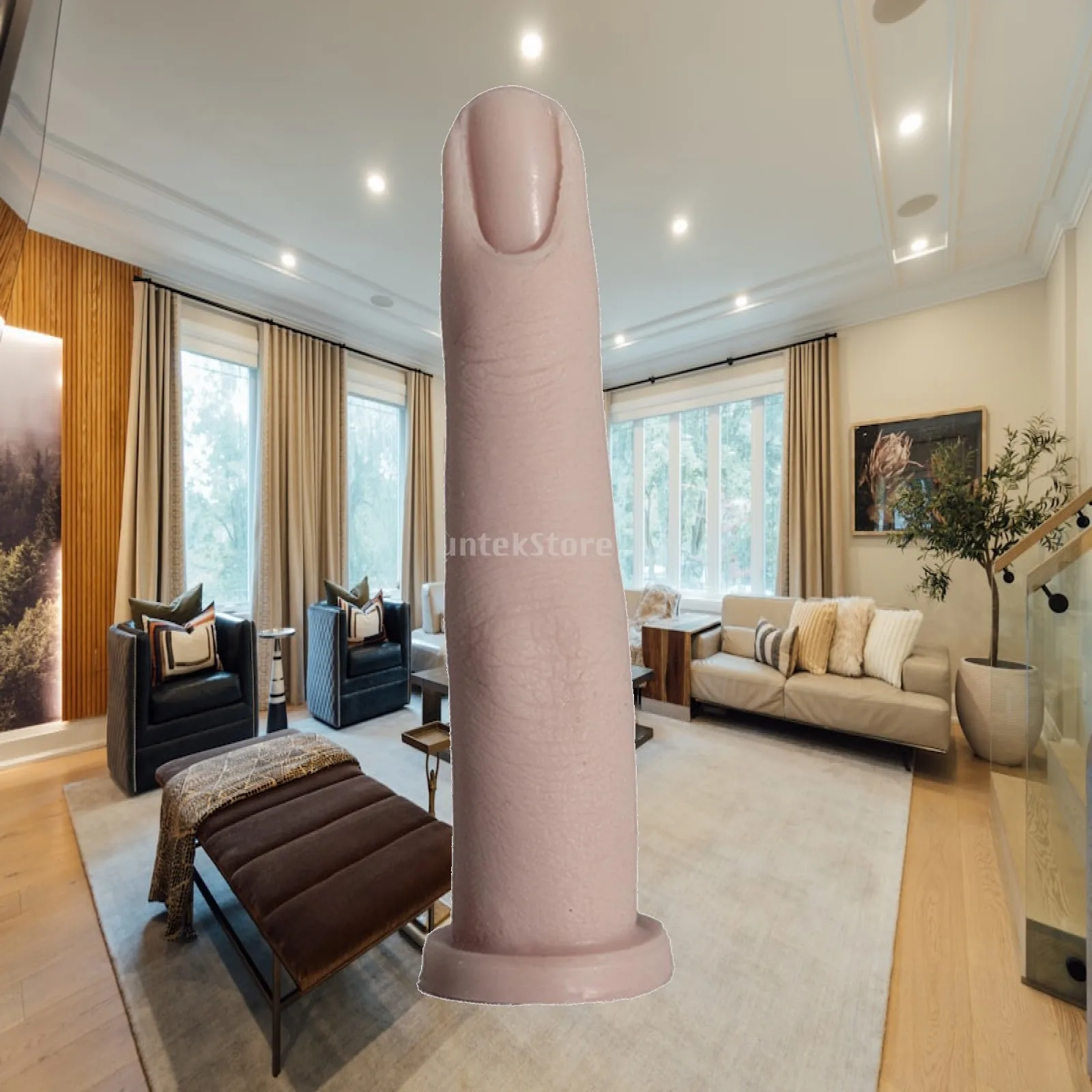 Practice Finger DIY Print Flexible Silicone Fake Mannequin Model for Nail