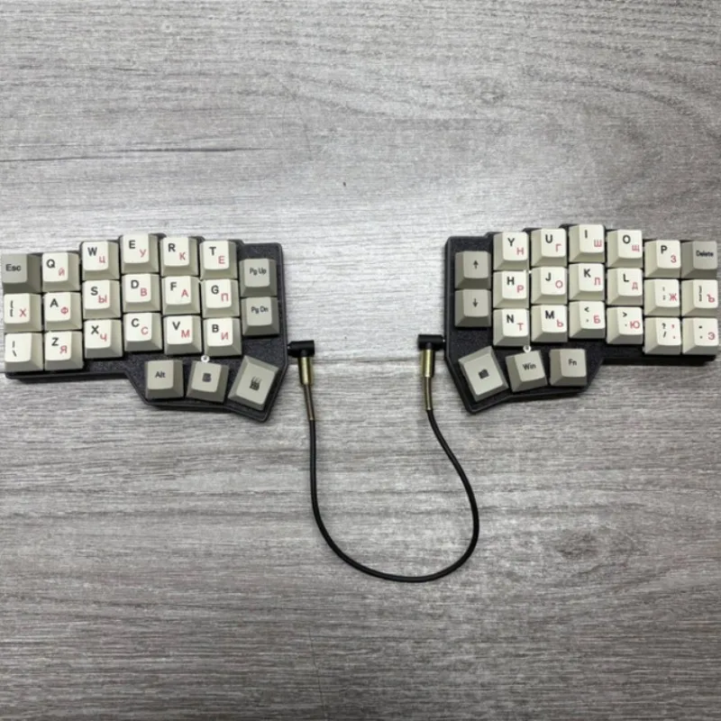 

WCORNE V4.1 Wireless Split Keyboard Custom Hot Swap 2.4G Single Mode Split Ergonomic Keyboard VIAL Left and Right Hand Keyboard