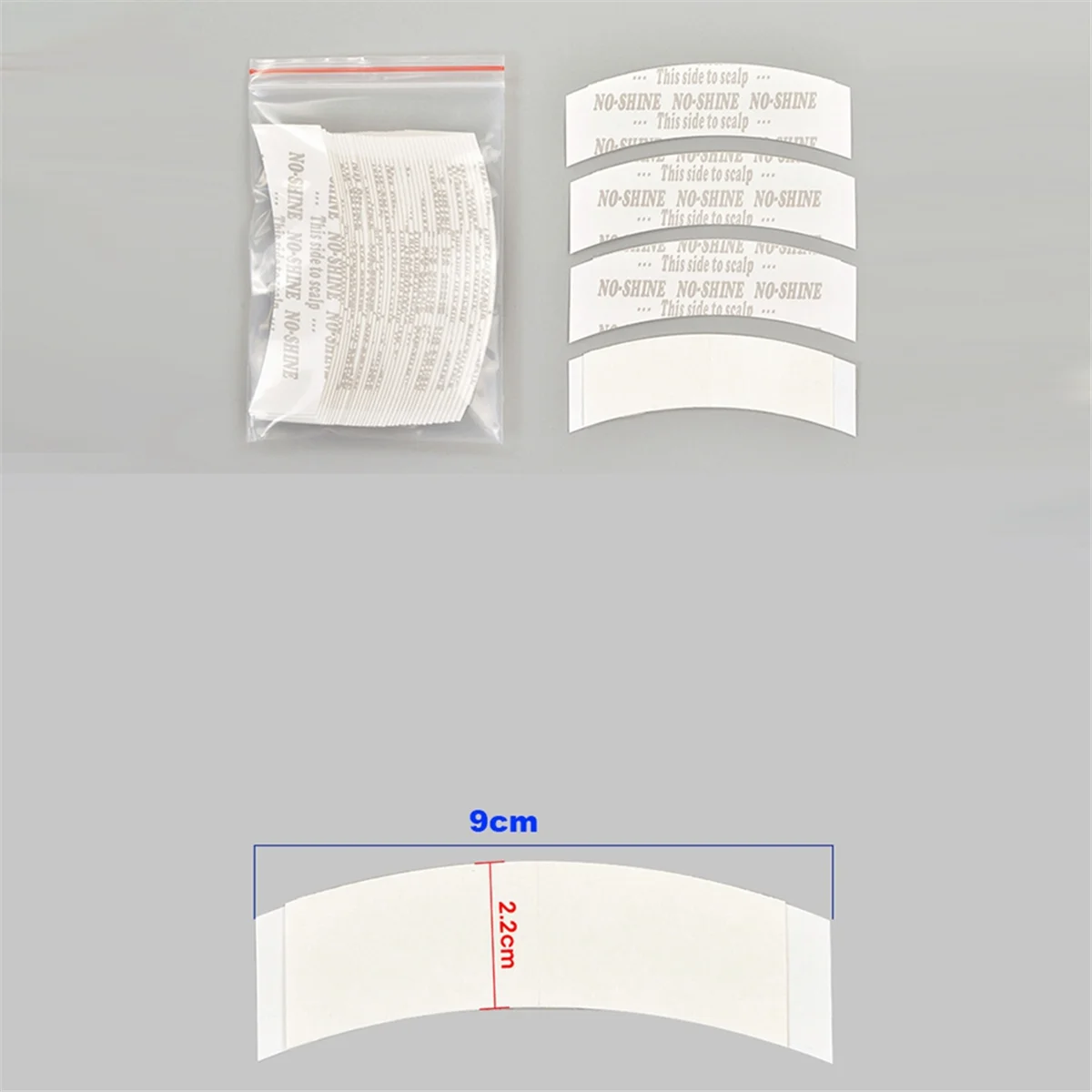 New 108Pc/Lot No-Shine Wig Tape Double Adhesive Extension Hair Tape Strips Waterproof for Toupee/Lace Front Wigs Film
