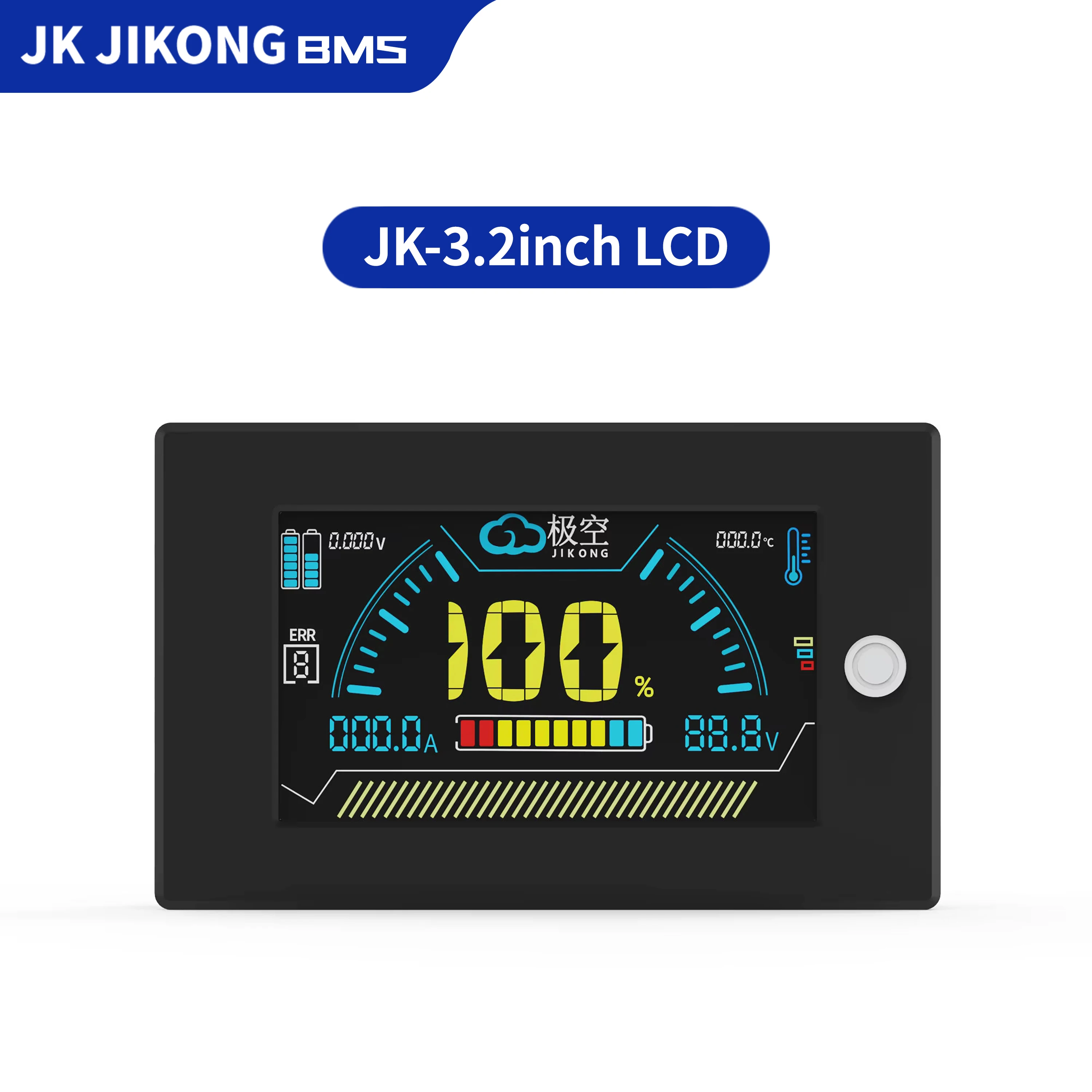 JK JIKONG 3.2 Inch Screen Display LCD for All JK JIKONG BMS With Cable 500mm