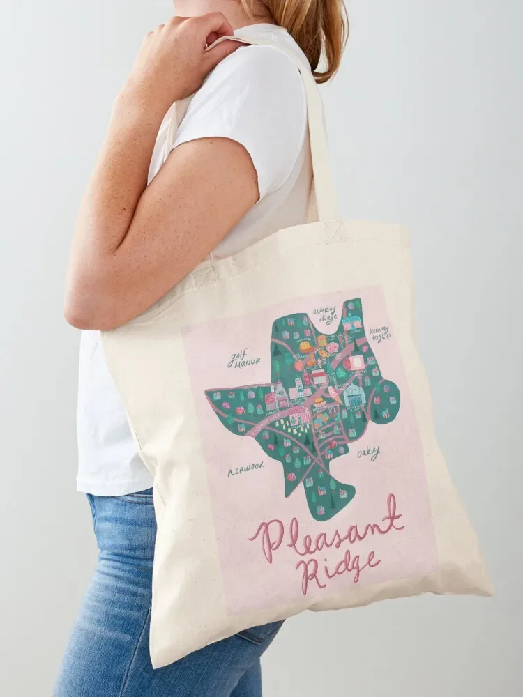 Pleasant Ridge Neighborhood Map Tote Bag Beach bag Handbags women tote bag women Handbags