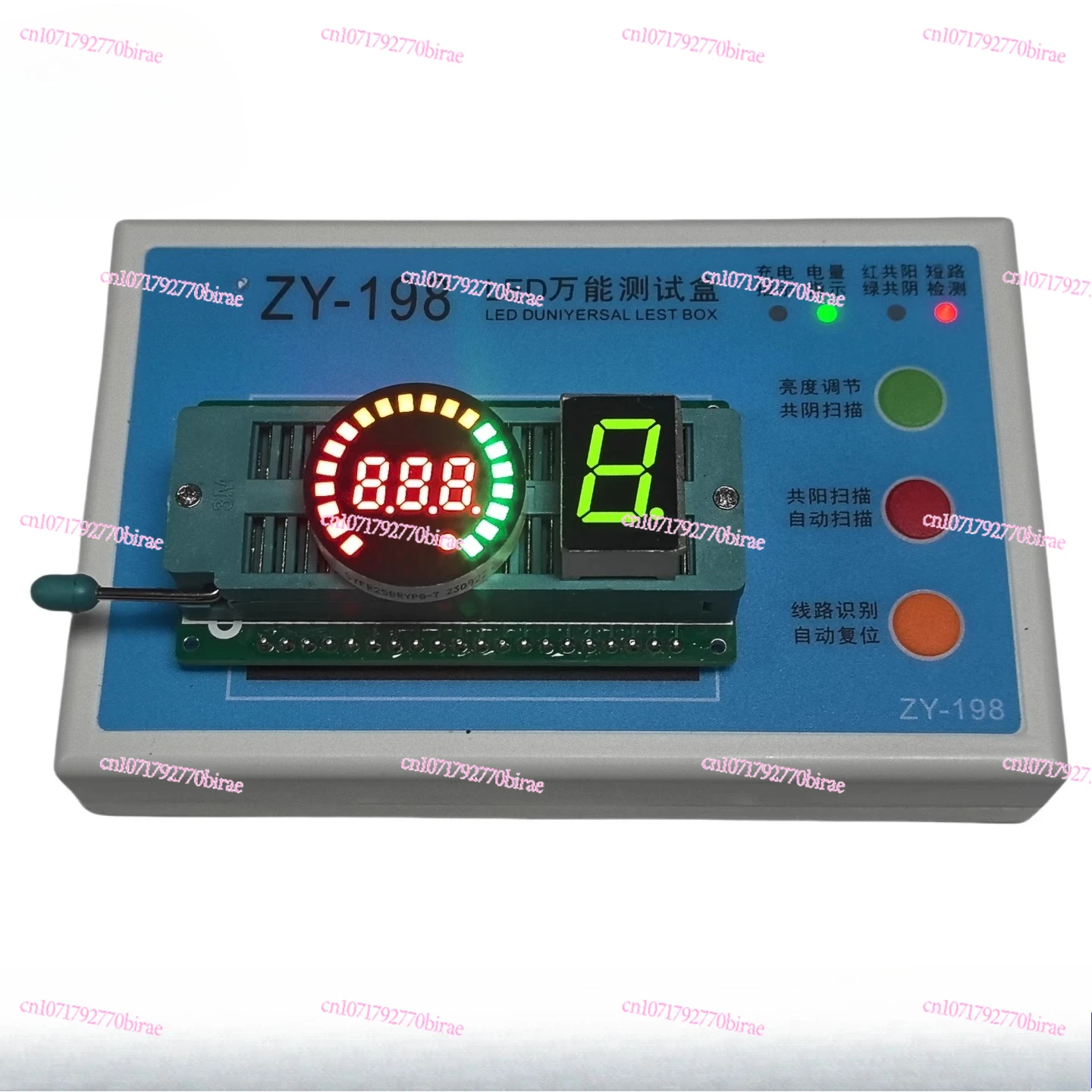 Professional ZY-198 LED Universal Tester Portable Digit Display Tester Tool 2025(Character Count: