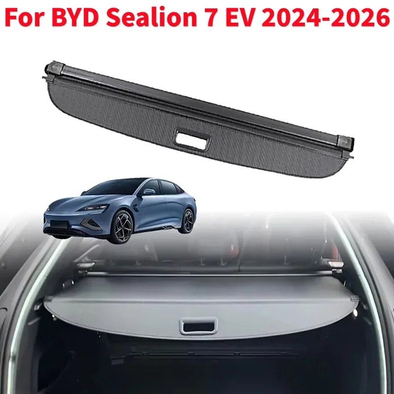 

Выдвижная шторка-полка для багажника автомобиля (холст) для BYD Sealion 7 EV 2024-2026