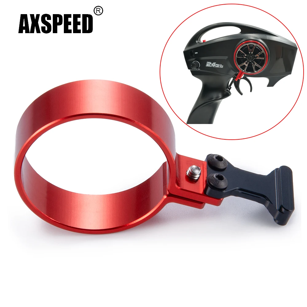 AXSPEED Controller per volantino con una sola mano in lega di alluminio per Axial SCX10 TRX-4 TRX-6 1/10 trasmettitore RC telecomando ricambi per