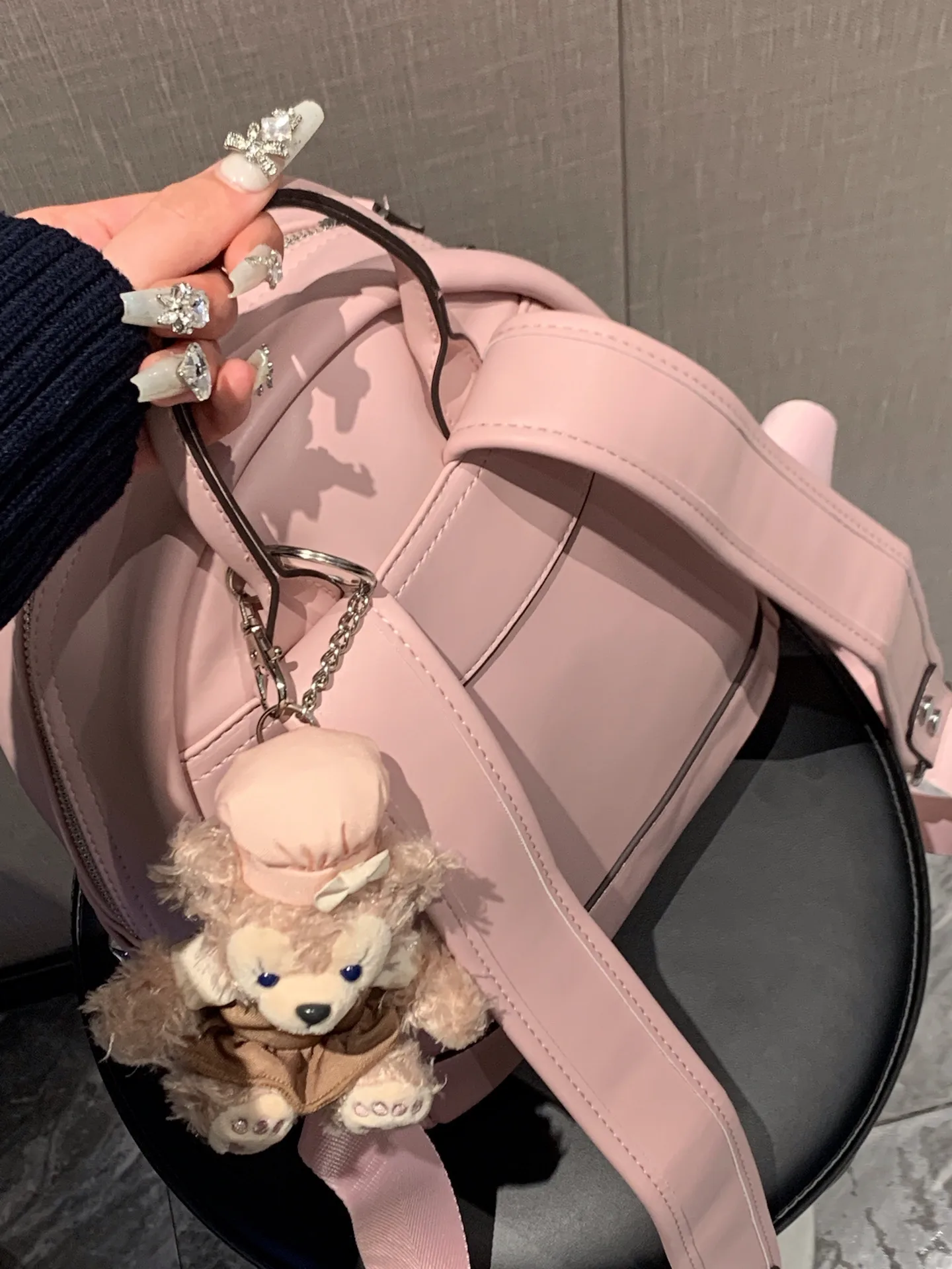 fashionable-large-capacity-pink-embroidered-women's-backpack-ciyah-2026-new-style-commuter-versatile-shoulder-bag