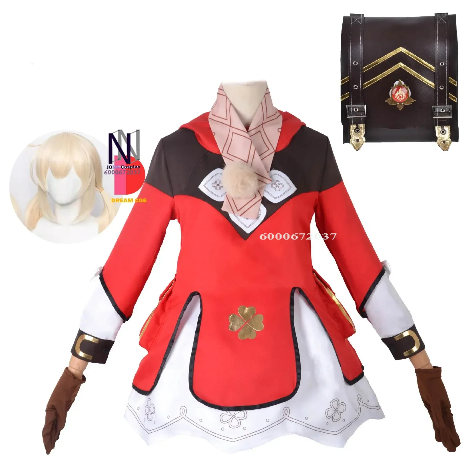 

Genshin Impact Game Klee Cosplay Costume Chinese Style Uniform Halloween Outfit for Girls Women Ke Li Comic Con Set New Arrival