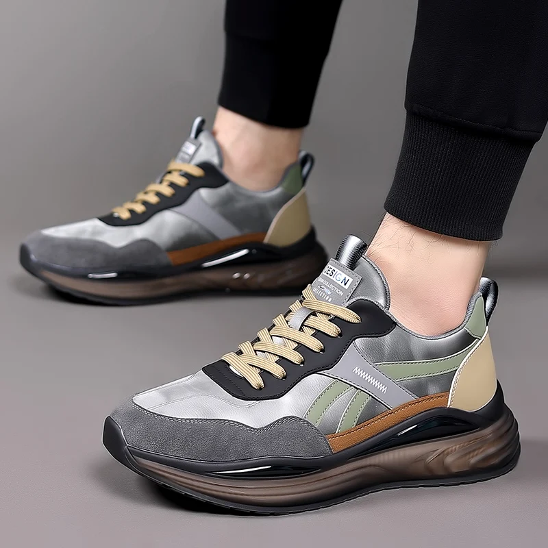 

New Style Dad Shoes for Men, Retro Breathable Men's Shoes, Casual Forrest Gump Shoes, Men's Korean Style Trendy Versatile Sneake