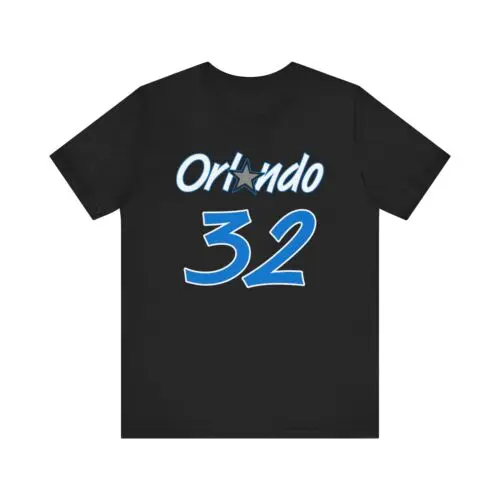 SHAQ Shaquille O'Neal Throwback Jersey FRONT & BACK Blend T-Shirt