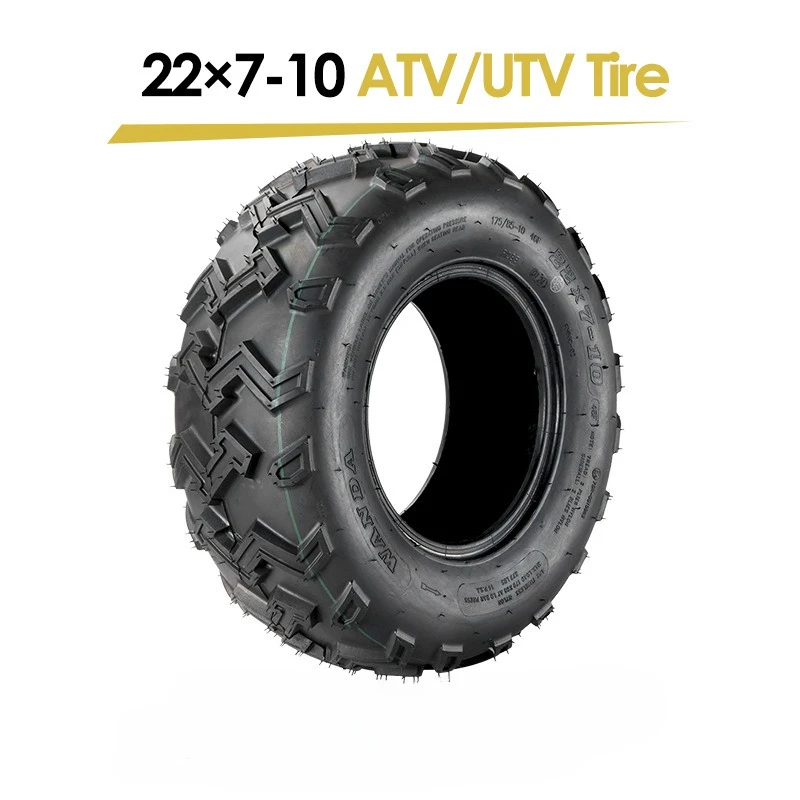 

22x7-10 Off-Road Tires Vacuum Tires 10 Inch Heavy Duty Tubeless Tire for Go Kart Dune Buggy ATV Wear Resistant
