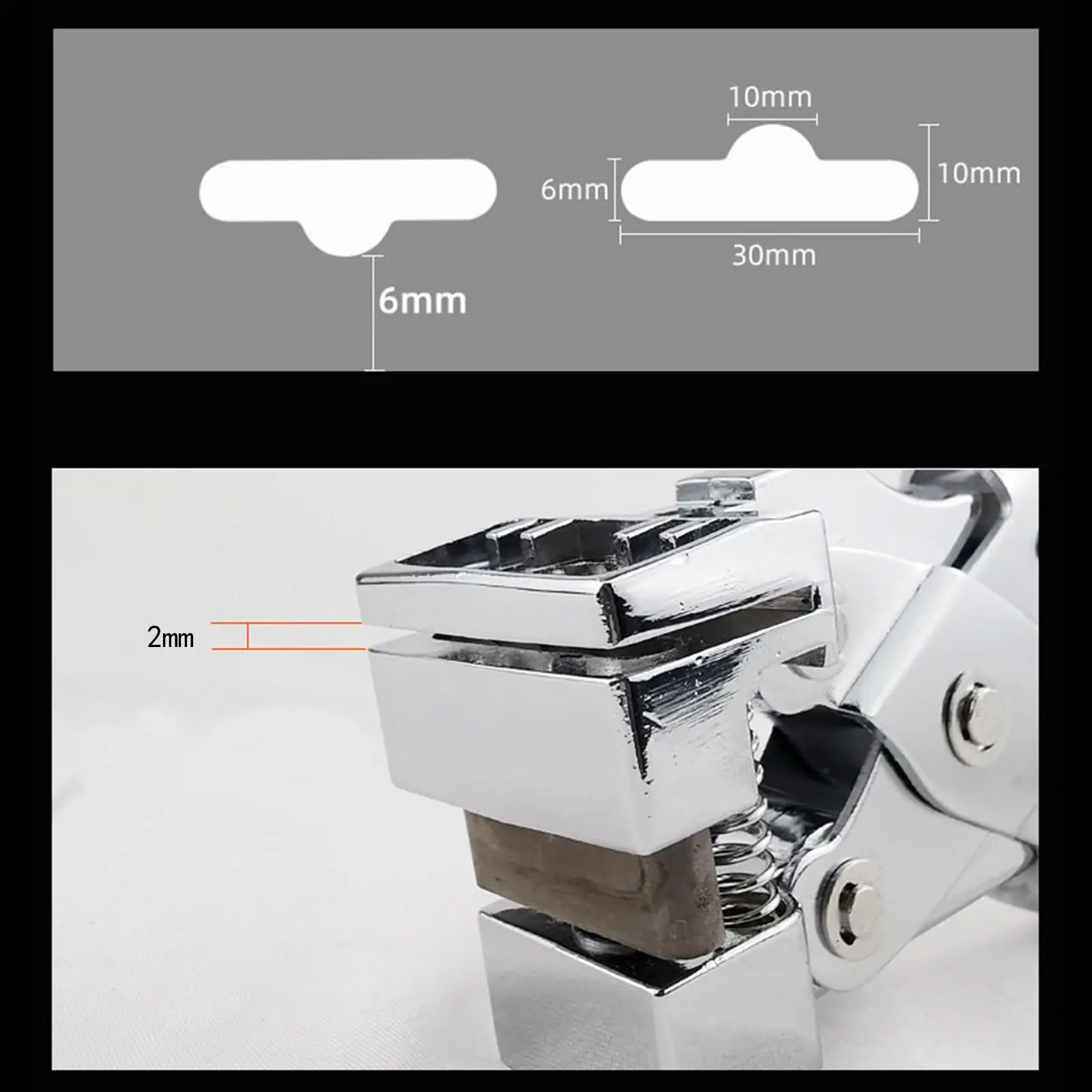 Heavy Duty Slot Hole Punch Tool Zinc Alloy Hand Puncher for Card Making Scrapbooking Paper Tags Badge Holder DIY Craft