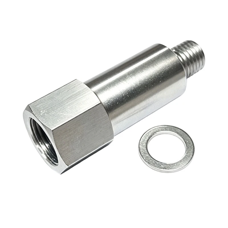 2 Pieces Aluminum Coolant link 12x15 Thread To 38 Pipe Attachment