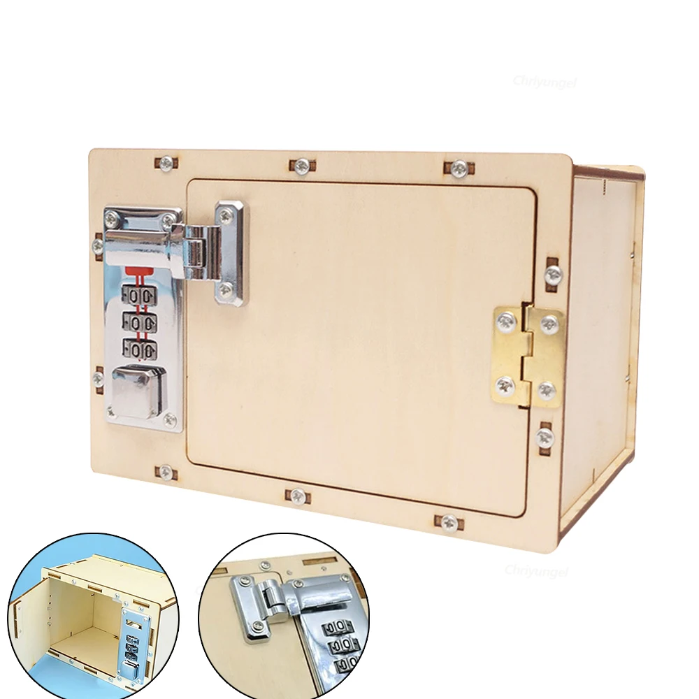 CodeBox Kinder – Der perfekte Holz-Password-Box-Bausatz für junge Entdecker