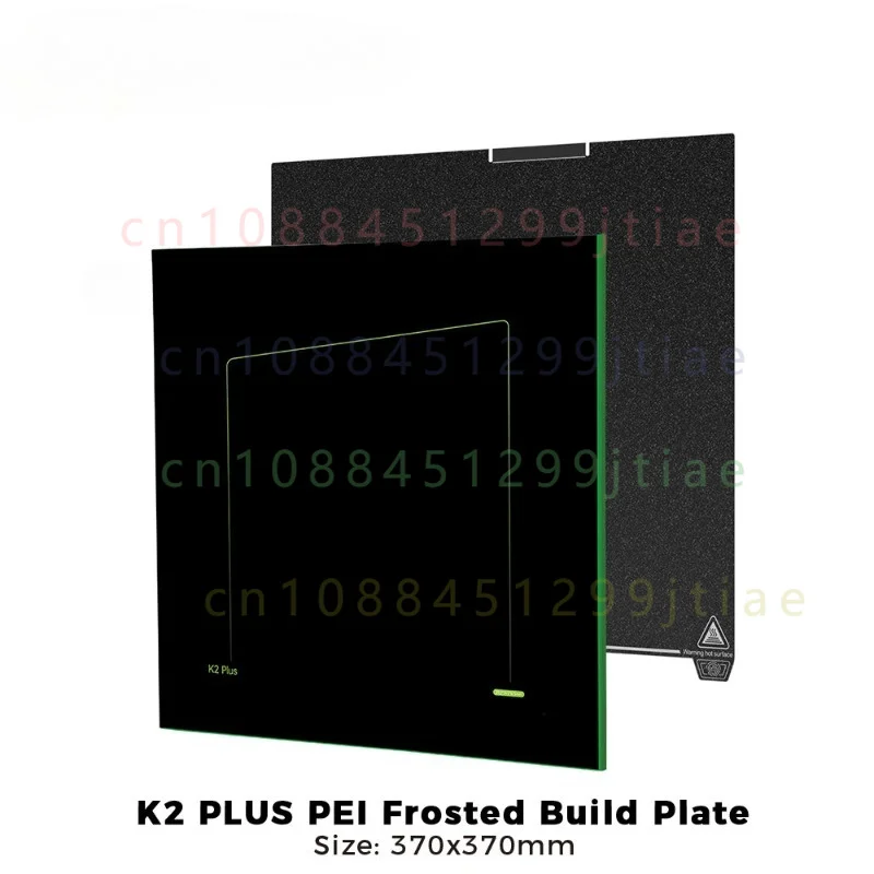 FOR Creality K2 Plus PEI Frosted Build Plate 370x370mm PEI Powder Coating Platform