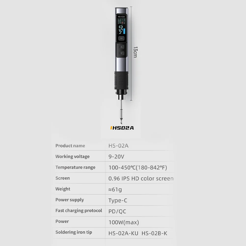 Per HS02A Saldatore Elettrico PD 100W Kit di Temperatura Costante Per HS02A Saldatore Elettrico Dispositivo di Protezione Statica