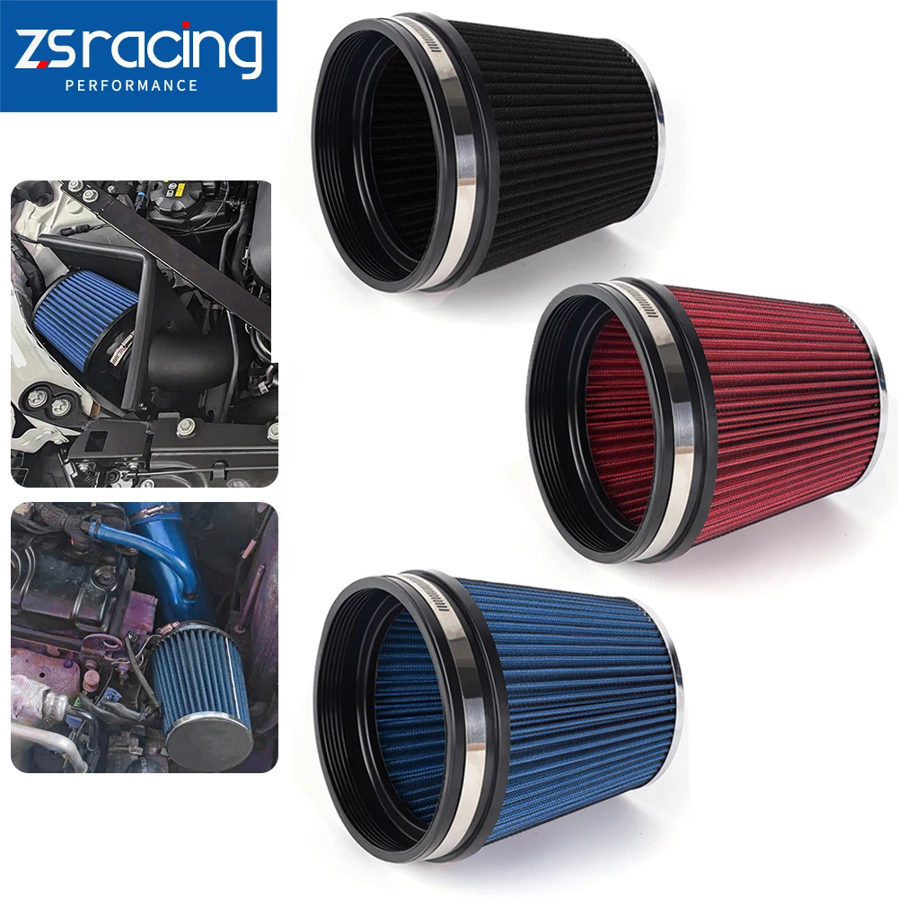 

152mm 6” High Performance Car Conical Cold Air Intake Air Filter Universal High Flow Washable Air Filters OFI155