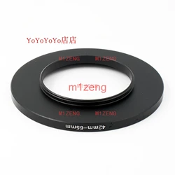 42mm-65mm M42 x1mm male to M65 x1 Female Thread lens Filter Ring Adapter for Helicoids