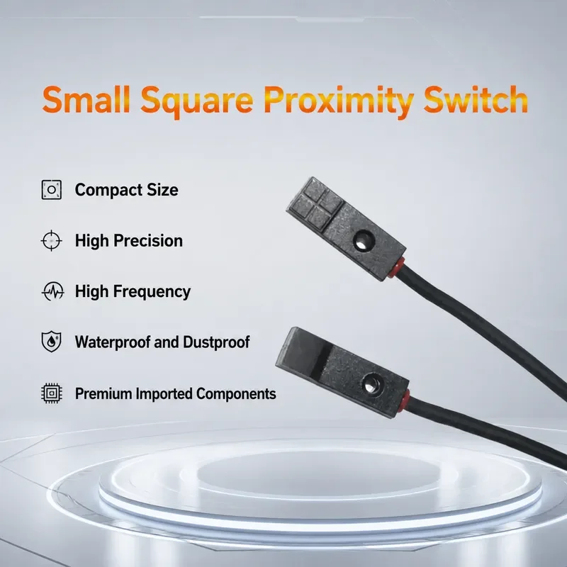 Miniature Square Proximity Switch Sensor NF8-2.5C1 Q8 Q10 Metal Sensor Switch Three Wire