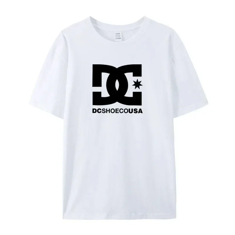 

Digital Printed Short Sleeved T-Shirt For Men And Women Casual Loose Fashion Brand Summer Minimalist Basic Pure Cotton T-Shirt