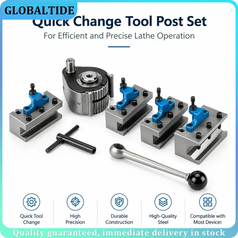 Free Shipping European‑Style Lathe Quick Change Tool Post 45#Steel Tool Holder BD25120/140 BD32120/140 BT BH32130 BJ40120