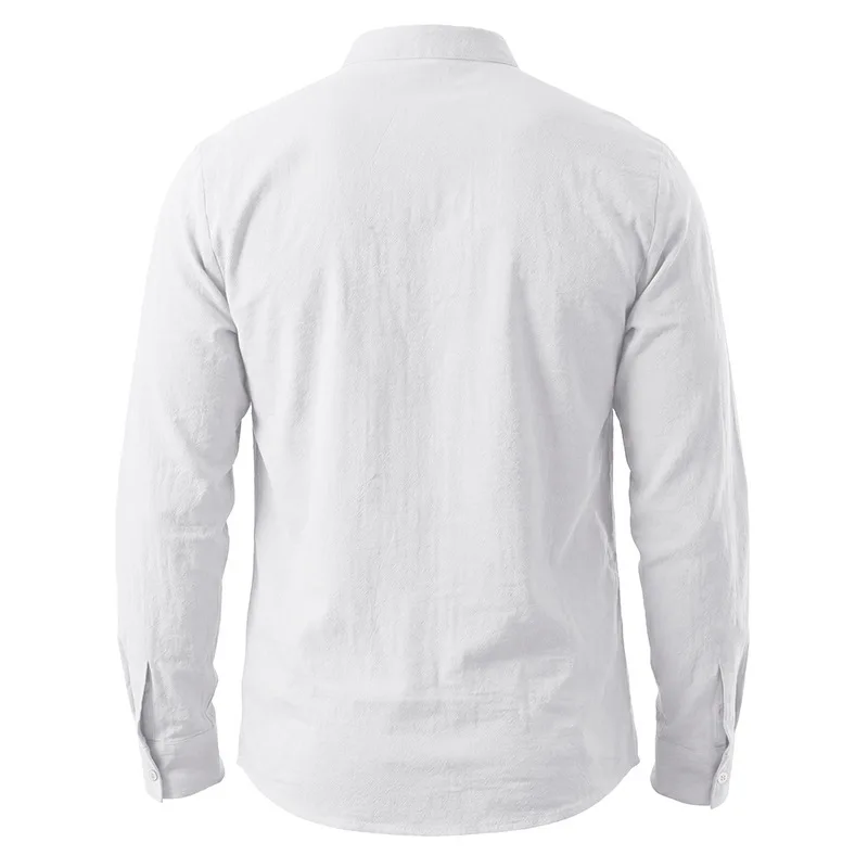 2026 Herren Vintage Mittelalterliches Leinenhemd mit Schnürung, Langarm, Henley-Ausschnitt, Locker Geschnitten, Piraten-Cosplay, Strand, Freizeit, Urlaub, Alltagshemd – Detail 30