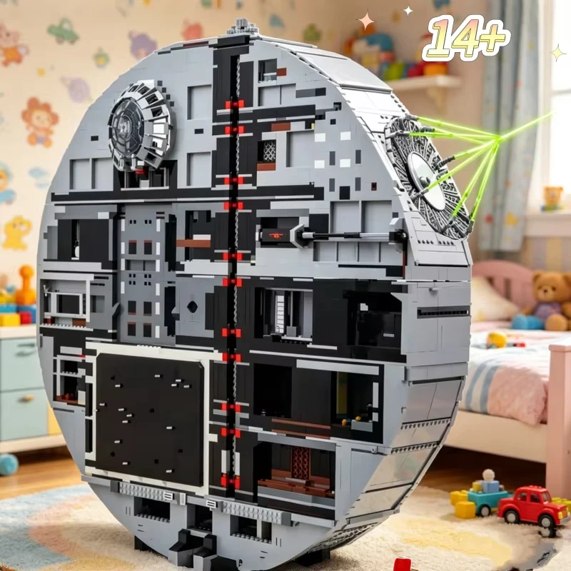 Ultimate Collector Series Death Star Building Block Model 9023PCS Detailed Desktop Ornament DIY Craft Birthday Gifts For Adult - view 3