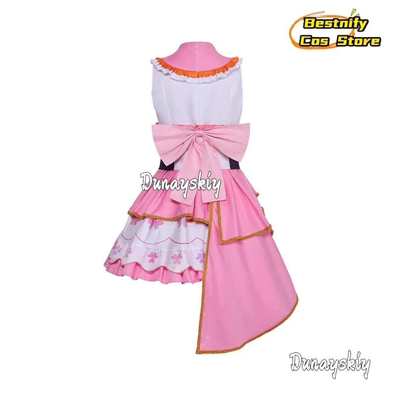 CosplayNew PJSK المزيد من القفز موموي إيري تأثيري حلي شعر مستعار النساء الفتيات هالوين كرنفال فستان الحفلات لوليتا البدلة