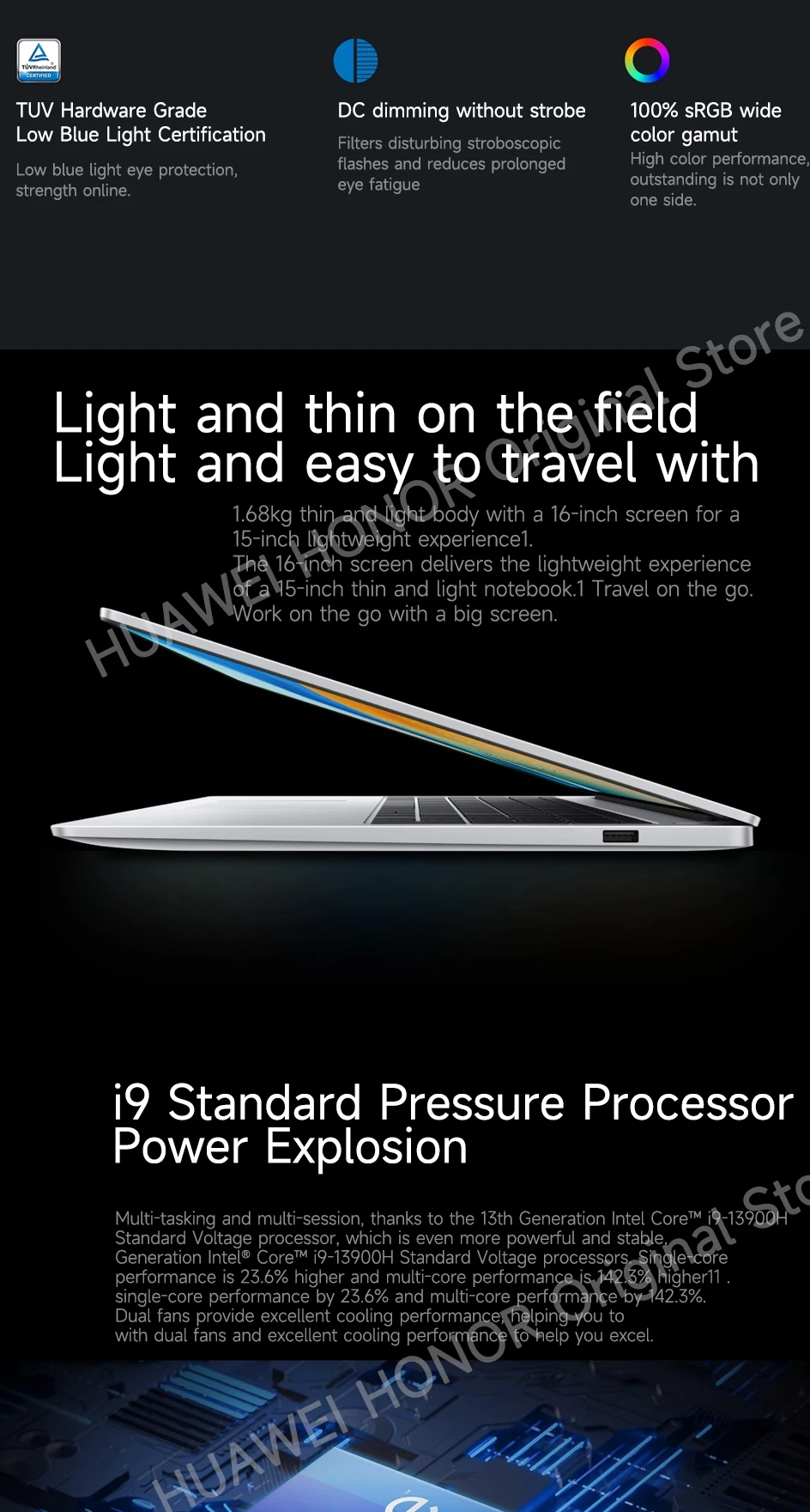 2024 HUAWEI MateBook D16/D16 SE Laptop Windows/Linux I9-13900H/I7-13700H/I5-13500H/I5-13420H 16GB 512GB/1TB 16-inch