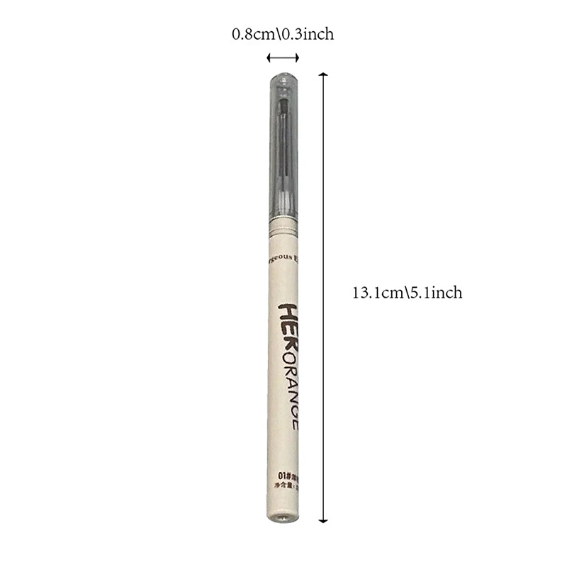 1 Stück HERORANGE 5 Farben Eyeliner Gel Stift Langanhaltend Wasserfest Latte Kaffee Mate Seidenraupen-Augen-Make-up Kosmetik